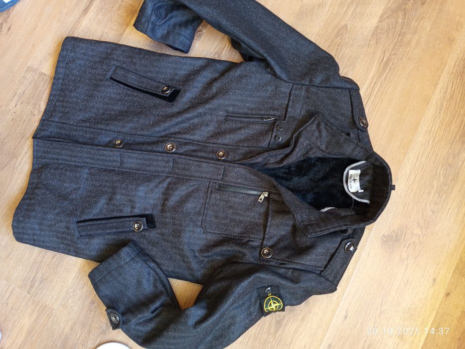 Stone island Perfect wool jacket męskie jak nowe