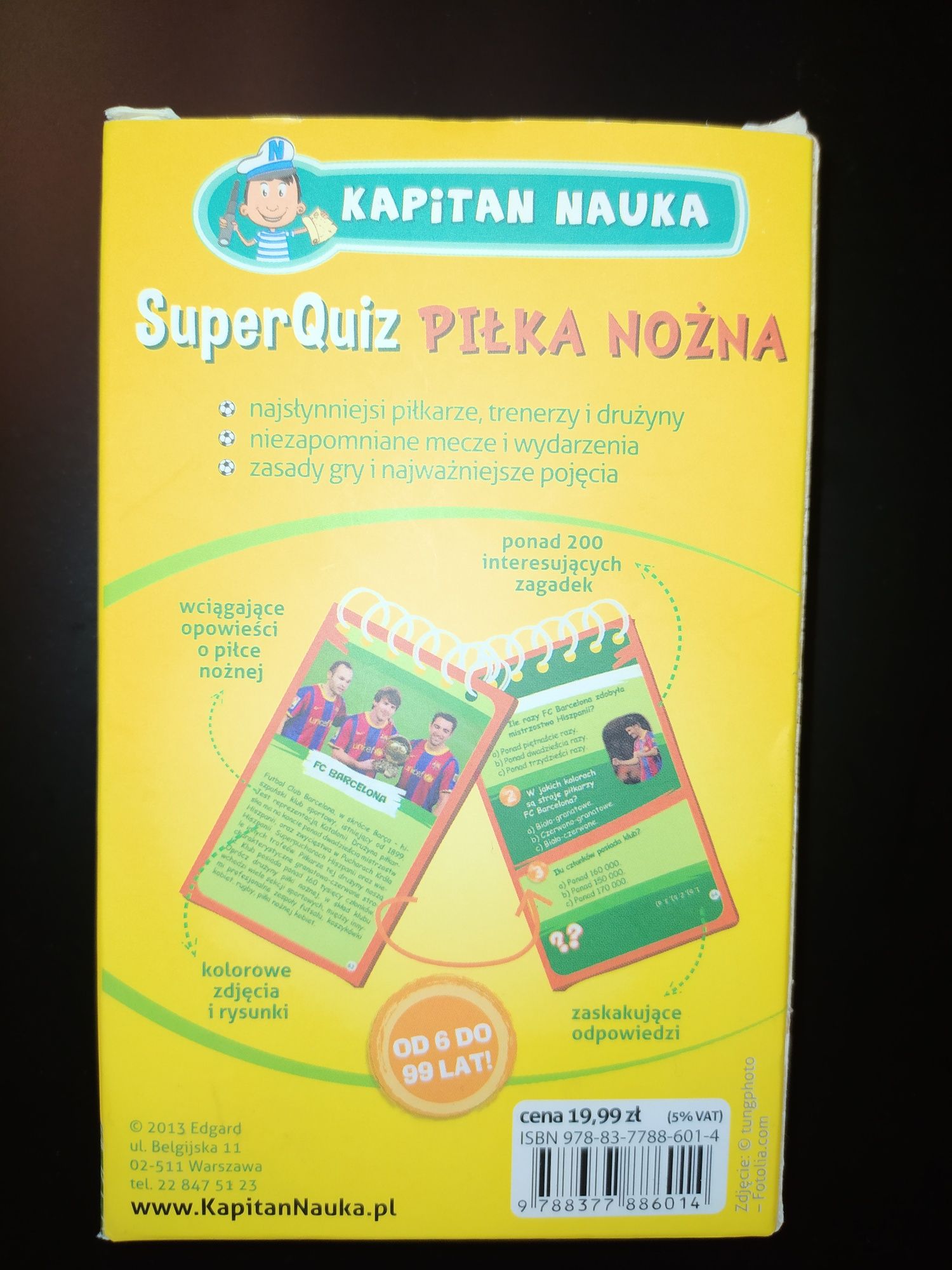 Gra Super Quiz Piłka Nożna ciekawostki + zagadki