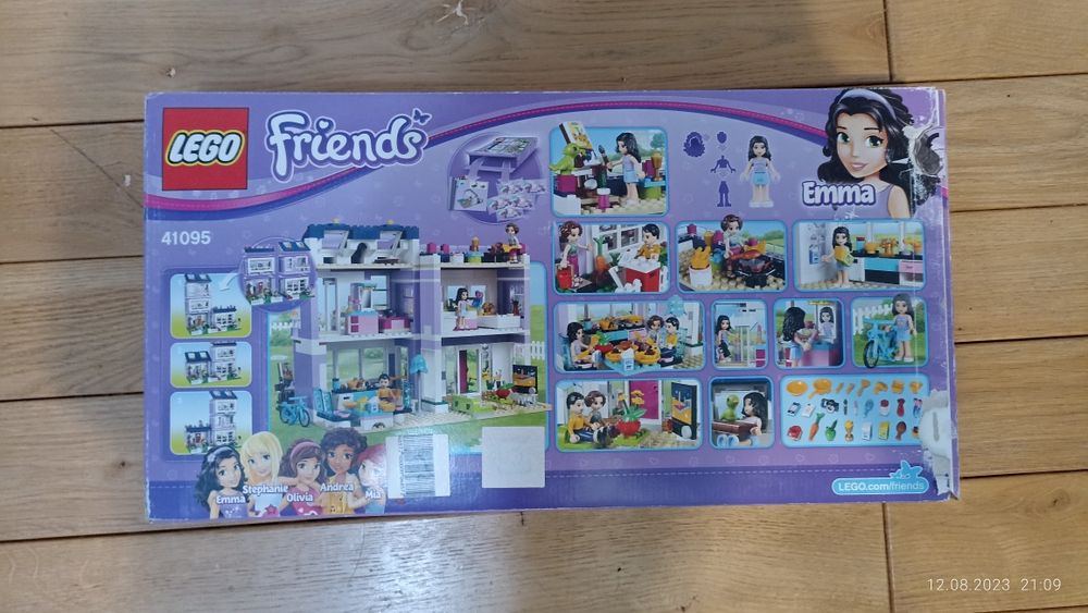 Lego friends будинок емми сімейний 41 095