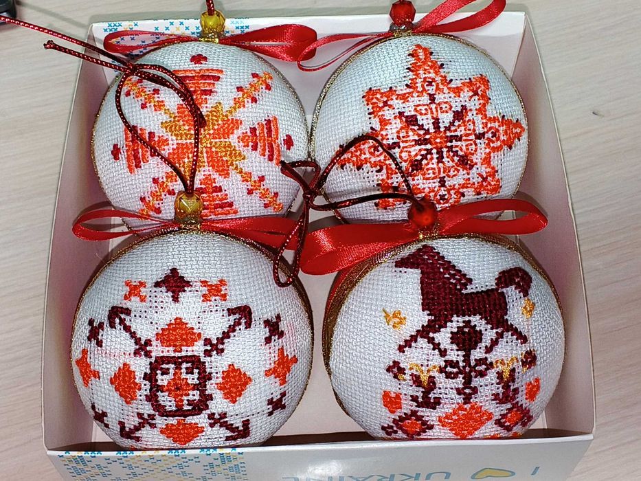 Набори новорічних іграшок, сувеніри