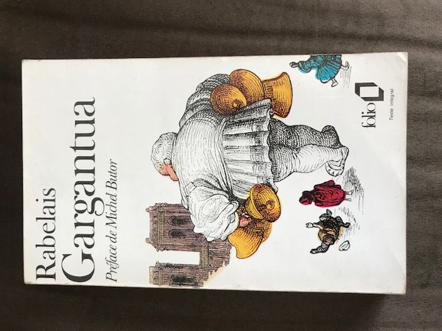 Livro "Gargantua", de Rabelais (em francês)