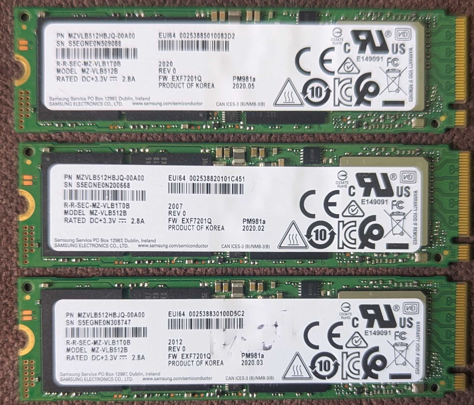 SSD M2 NVME/SATA3 256/512/1TB -2TB