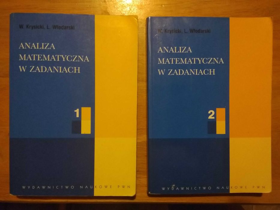 Sprzedam książki "Analiza matematyczna w zadaniach".