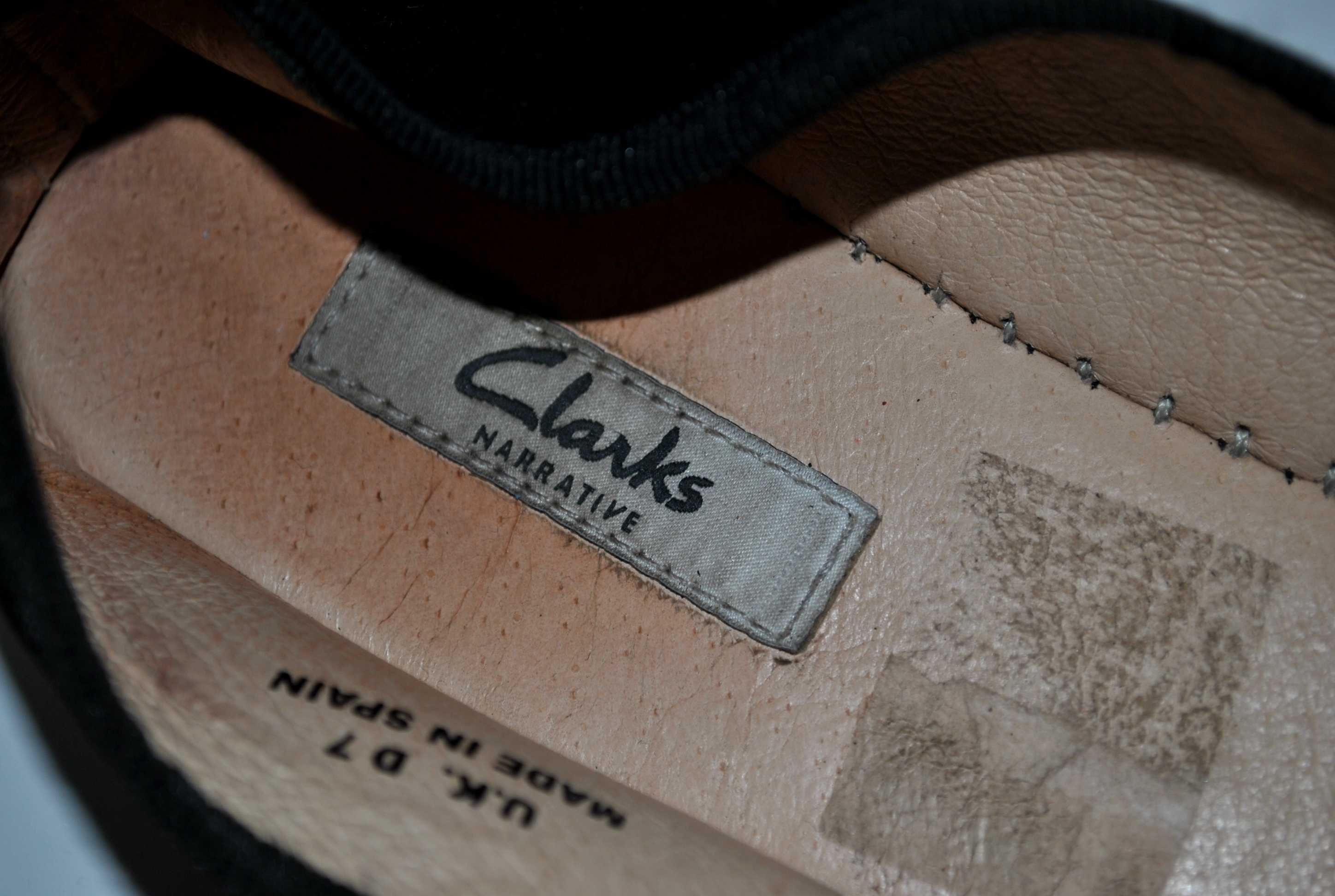 Туфли Clarks мокасины лоферы черные эспадрильи замшевые натуральные