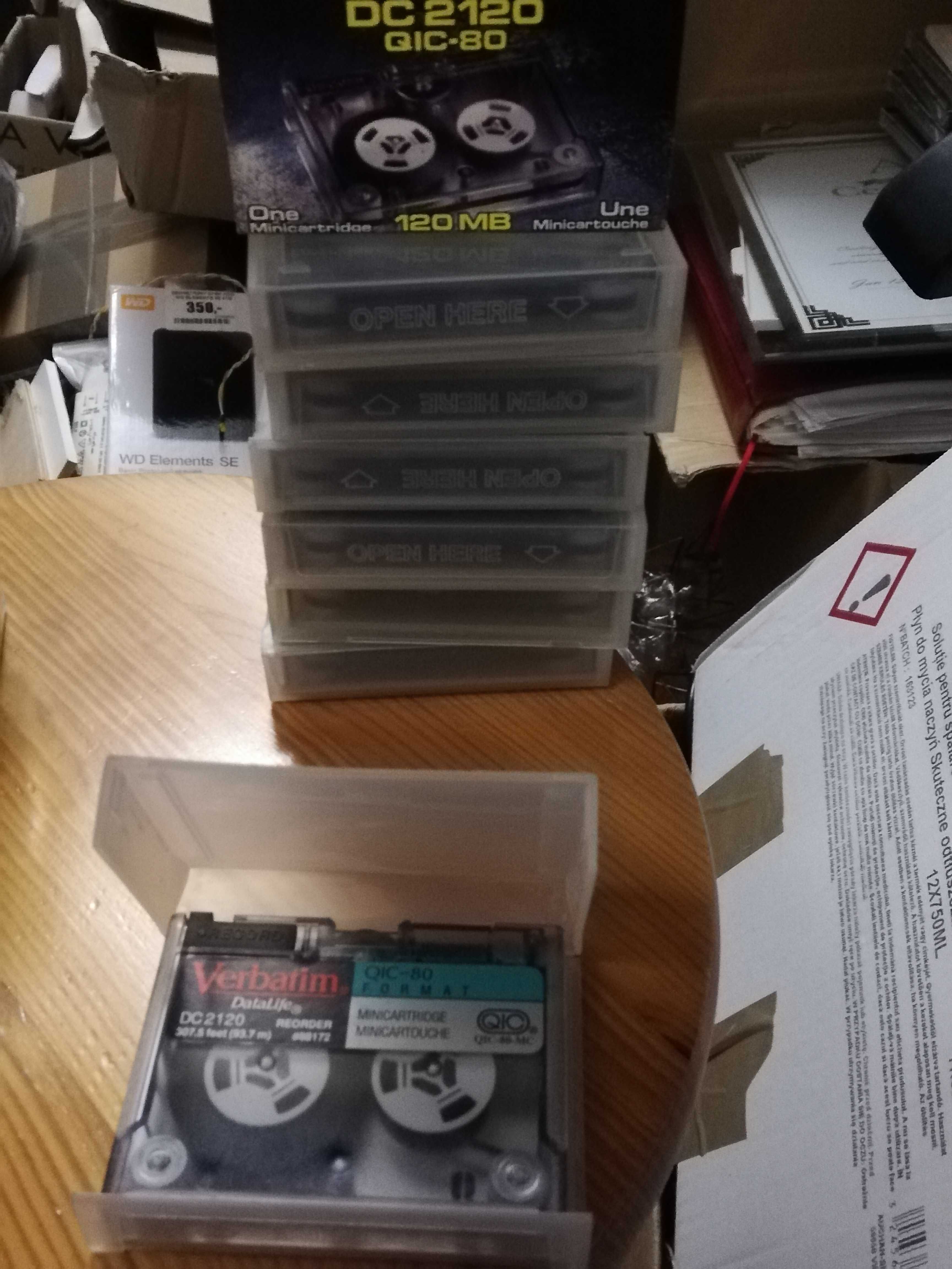 Kaseta QIC 80 DC2120 Verbatim 120 MB  - 7 sztuk