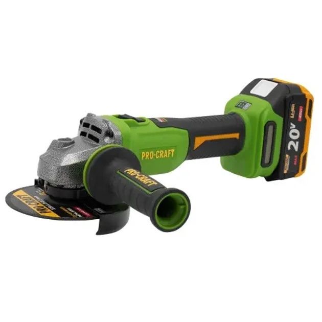 Аккумуляторная болгарка ProCraft PWA220 
А