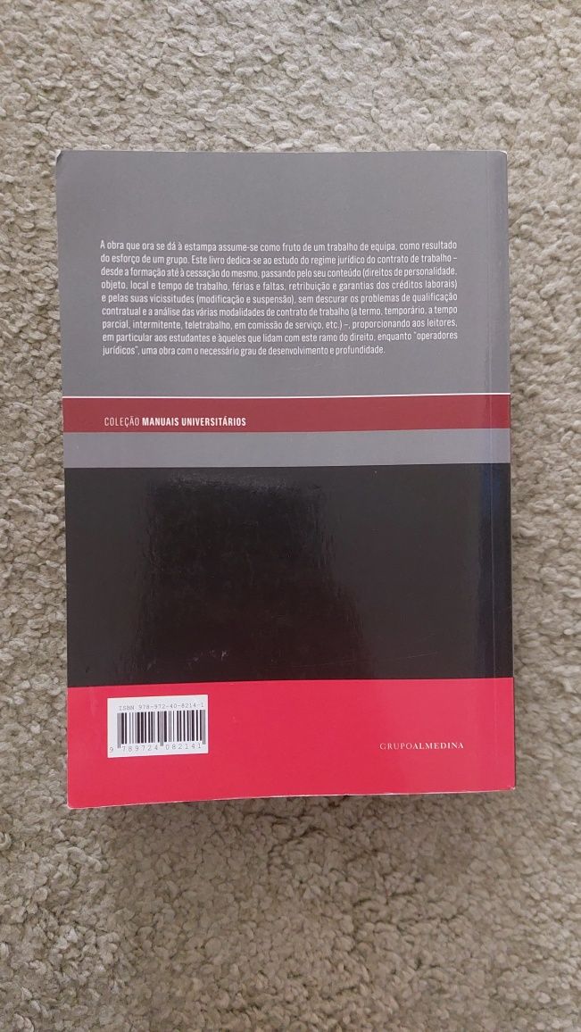 Livro "Direito do Trabalho: Relação Individual", João Leal Amado
