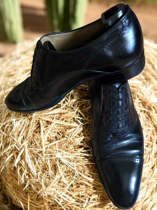 Artioli итальянские туфли мужские со вставками из кожи крокодила