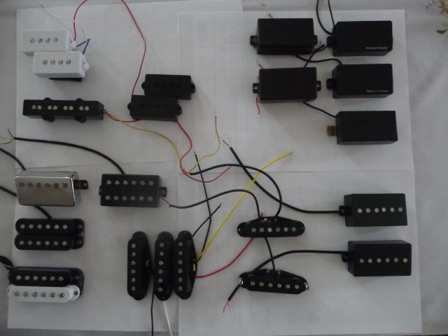 Przetworniki , przystawki , humbuckery do gitar elektrycznych