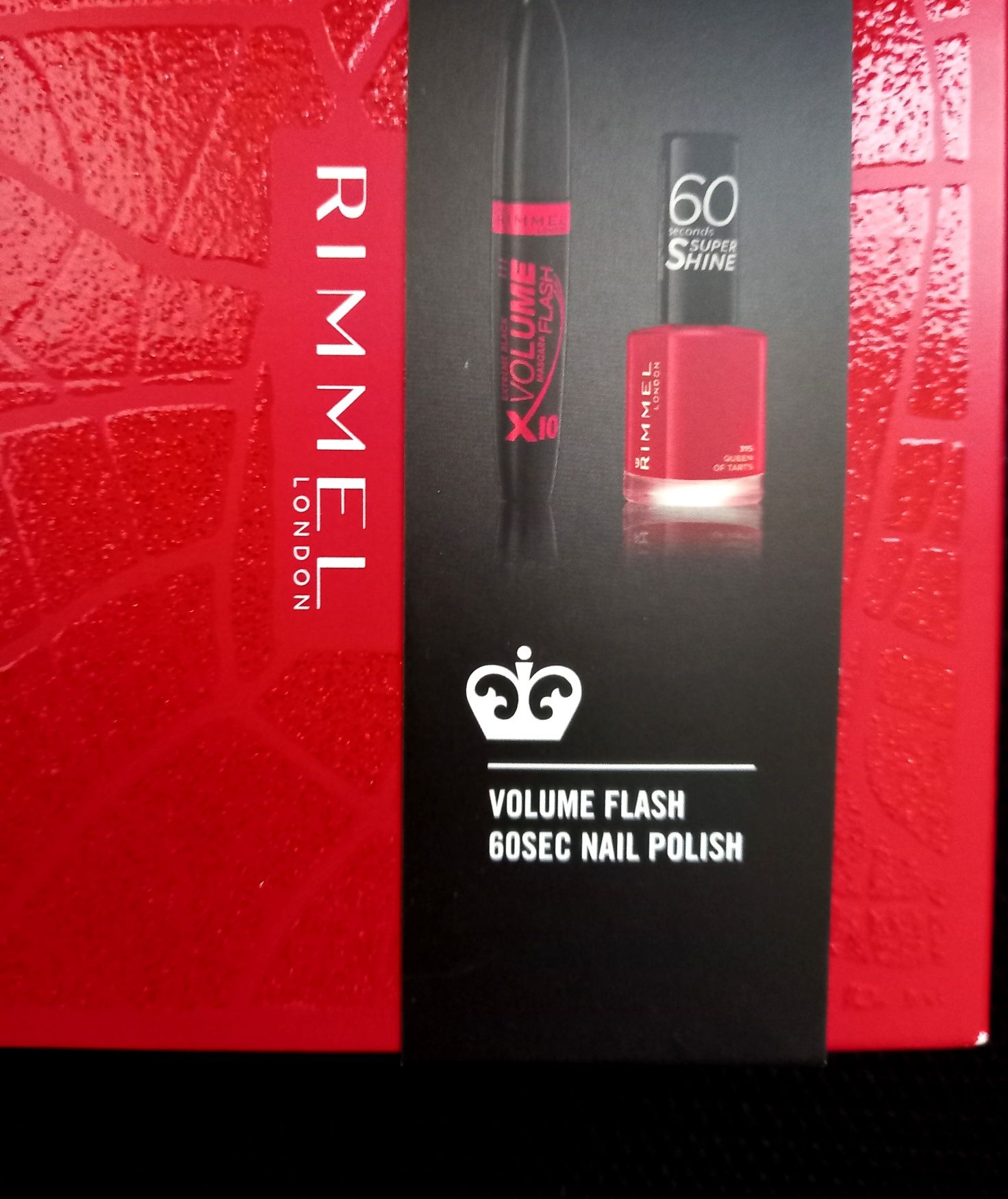 Zestaw Rimmel London maskara i lakier