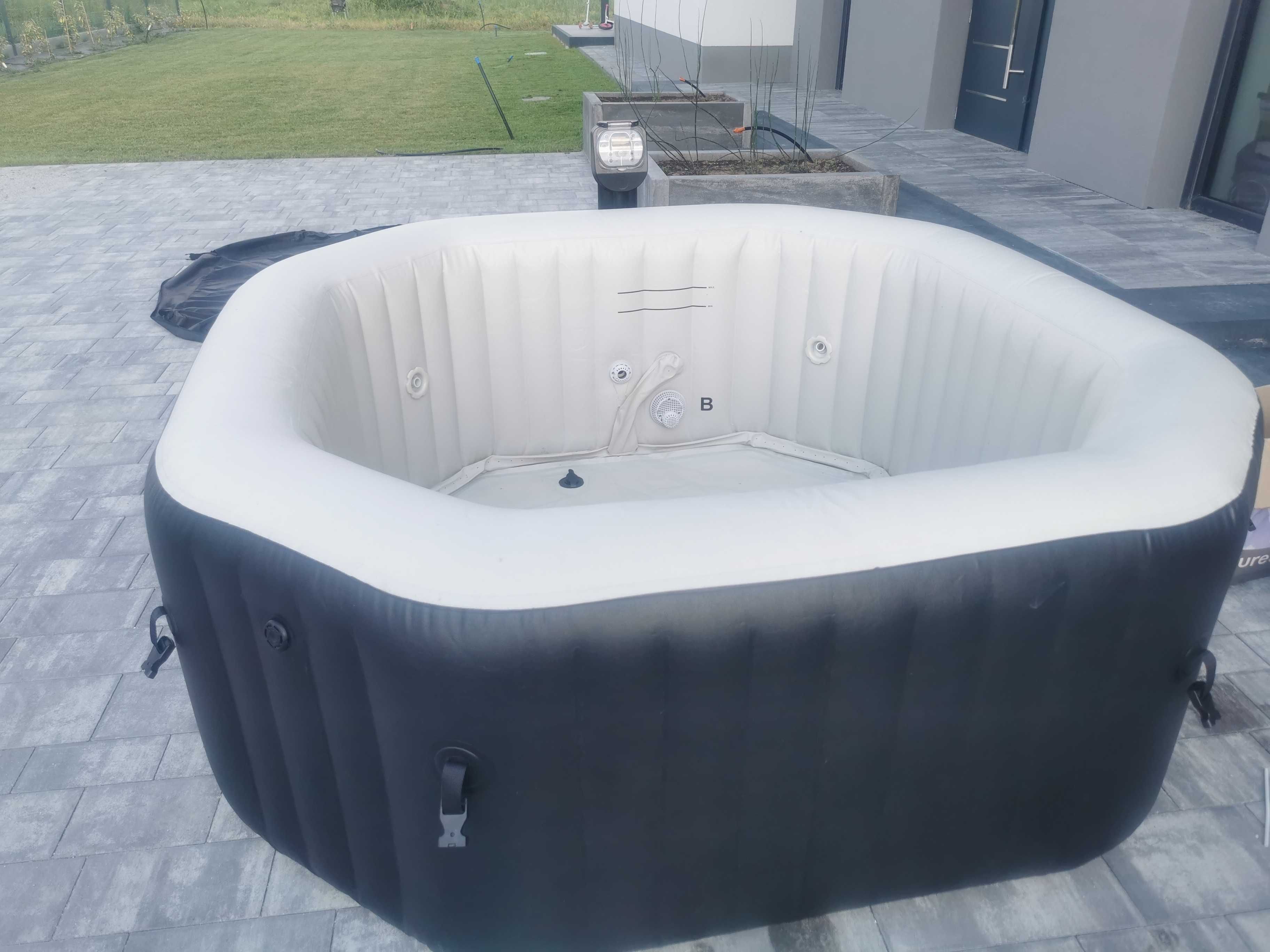 Jacuzzi Intex pure spa, 140 dysz pow+ 4 wodne, generator chloru