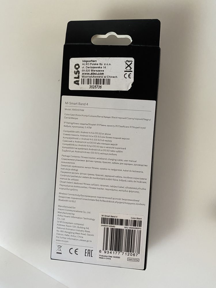 Opaska Mi Smart Band 4
