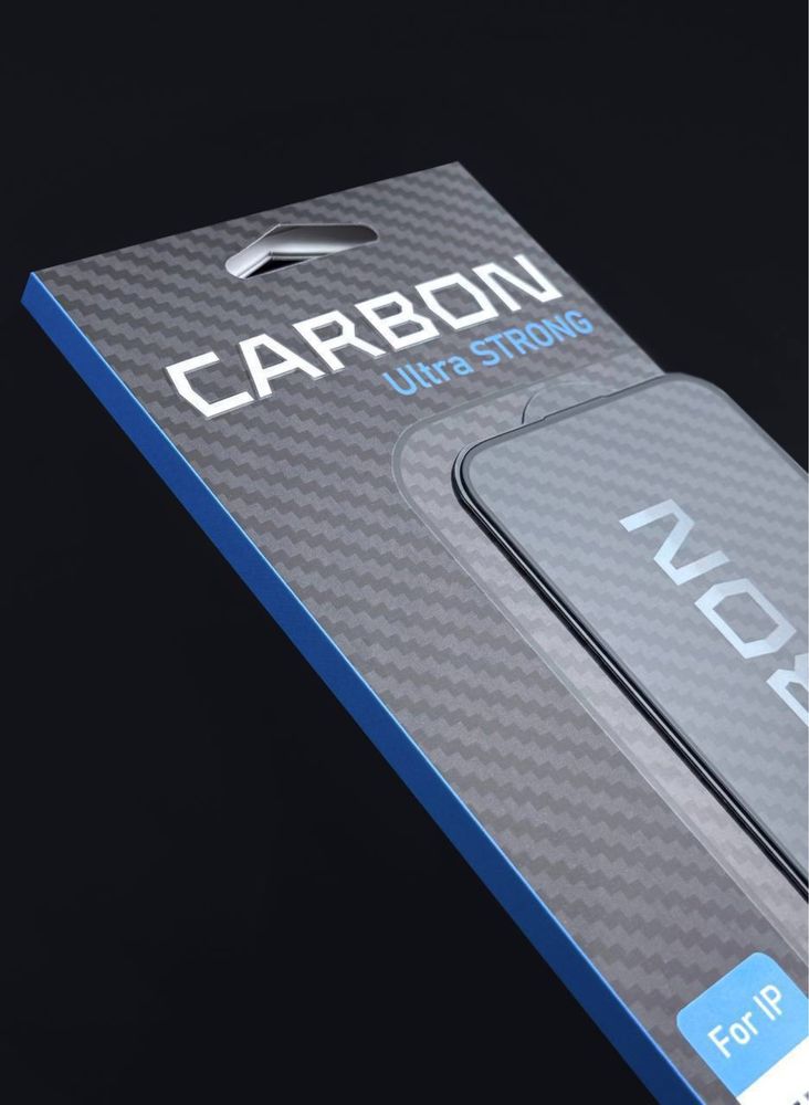 Захисне скло стекло защитное Carbon Ultra  iphone 14 15 pro max