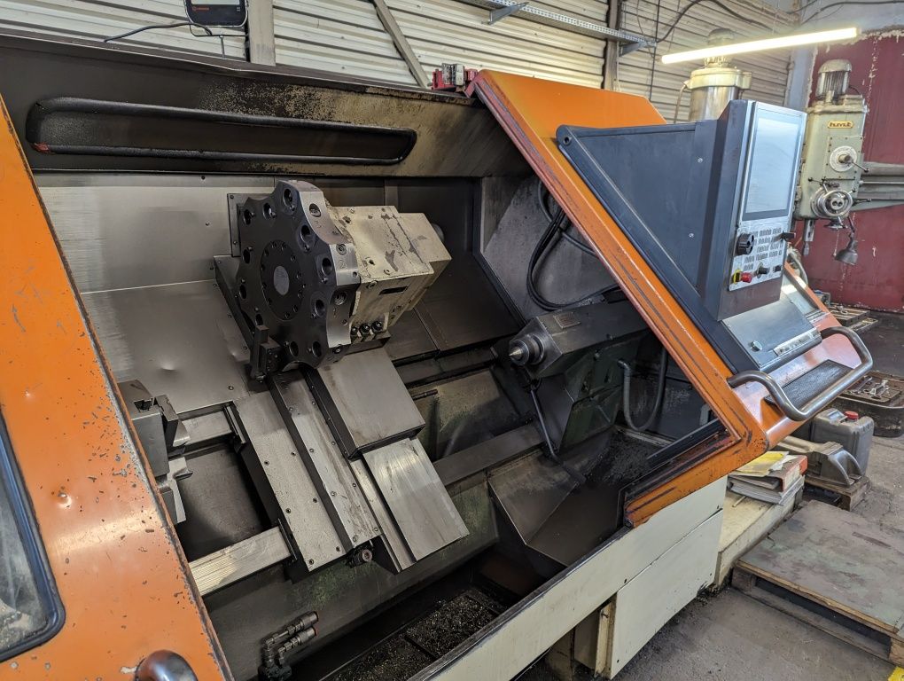 Tokarka CNC nef ct60 po remoncie