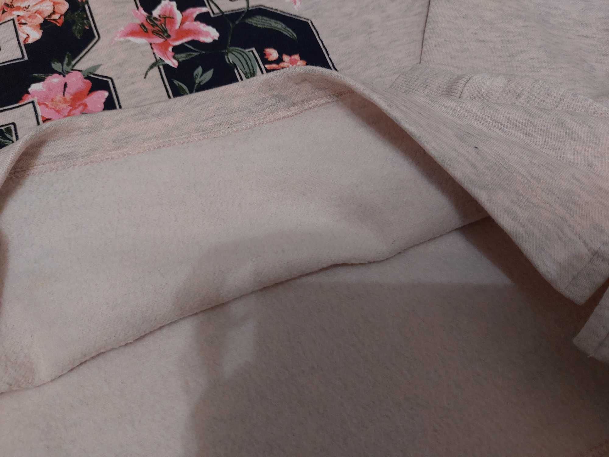 Bluza dziewczęca różowa melanż (H&M) 146/152 cm