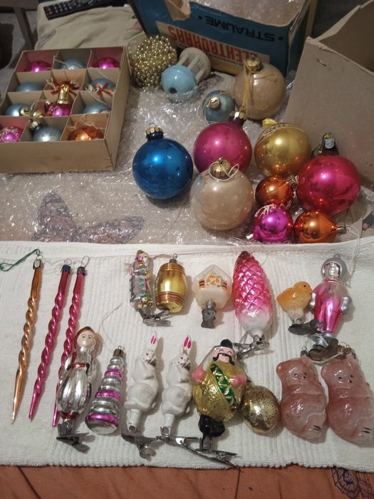 Елочние игрушки, времен СССР.