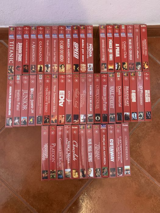 VHS coleção de filmes TvGuia