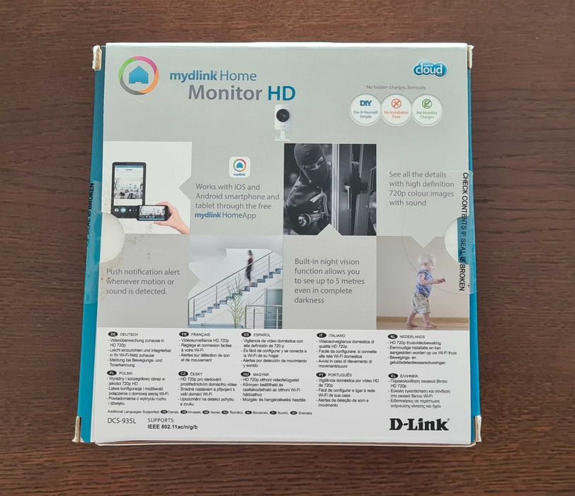 Câmara de segurança D-LINK DCS-935L Branco