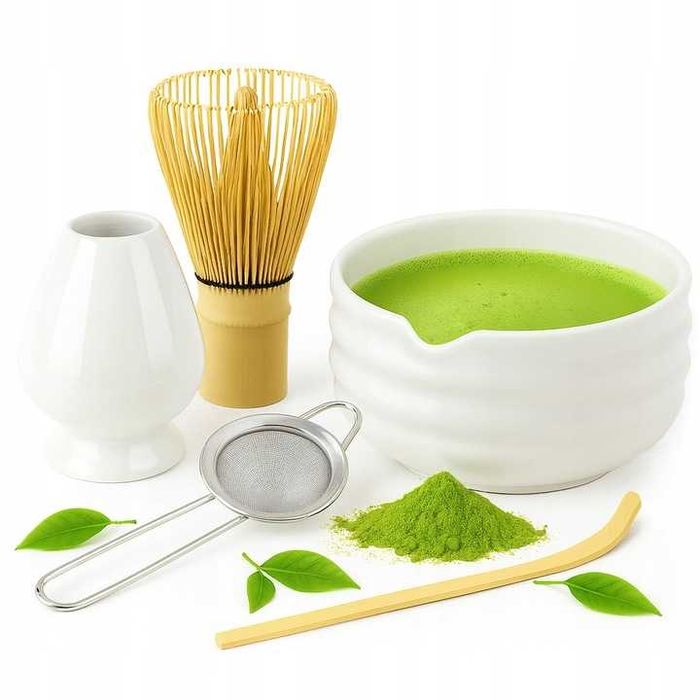 Zestaw do MATCHY 5w1 ceramiczny CZARKA miotełka MATCHA 4 Kolory WR