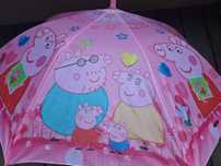 Parasolka dla dzieci, różowa, Świnka Peppa, wys. 66 cm