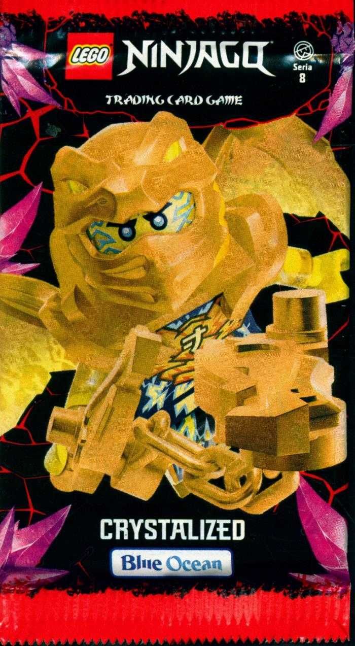 zestaw 12 x KARTY ULTRA lego NINJAGO seria 8 CRYSTALIZED