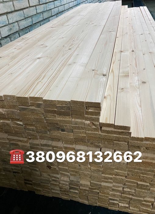 Пиломатеріали стругані сухі брус дошка оброблена пропитана,барнхаус