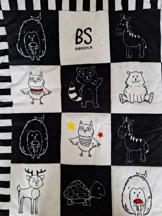 Mata edukacyjna kontrastowa Babysteps