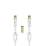 Hama Kabel antenowy 120DB, 5 m, biały