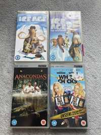 Zestaw 4 filmów na PSP UMD Video Ice age 2 White Chicks Anacondas