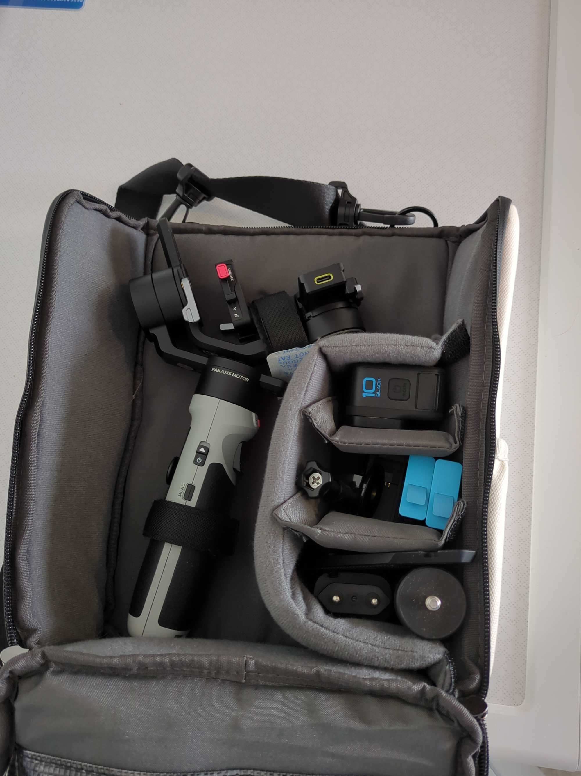 Gimbal Zhiyun Crane M2S Combo + Gopro 10 new/ novo