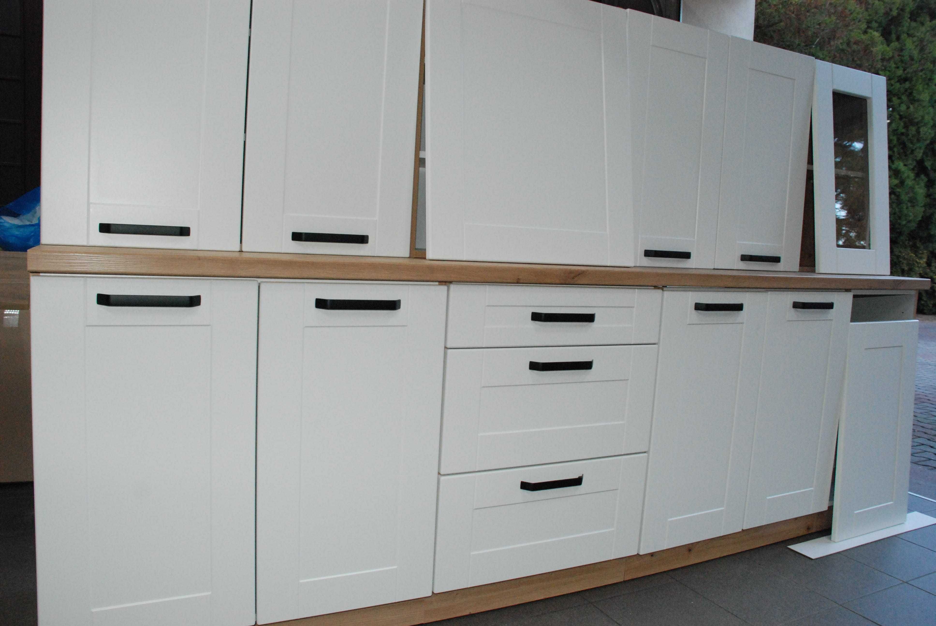 Meble kuchenne Białe/Artisan MDF 19 mm - Nowe - styl Skandynawski