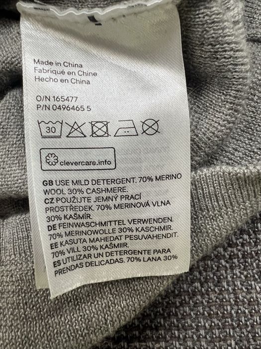 Sweter kardigan S H&M merino kaszmir