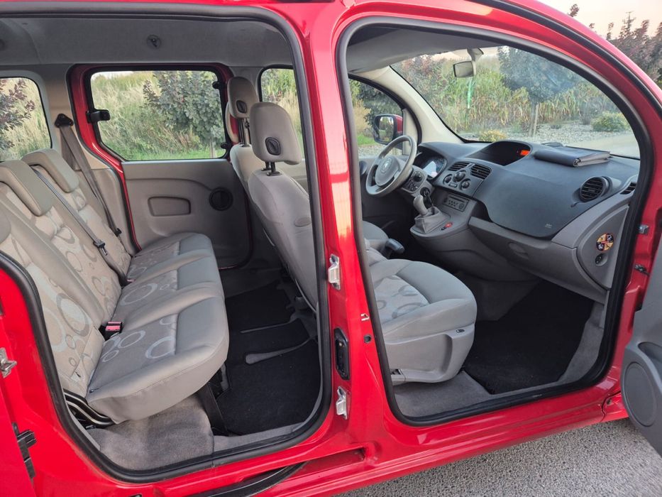 Renault Kangoo 1.6i opłacony, 89 tys km, klimatyzacja, hak