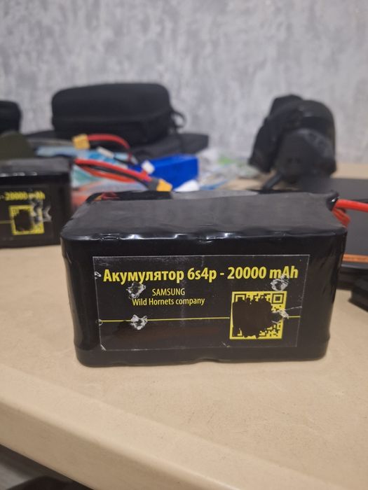 Акумулятори для FPV 6s4p на 20000mAh