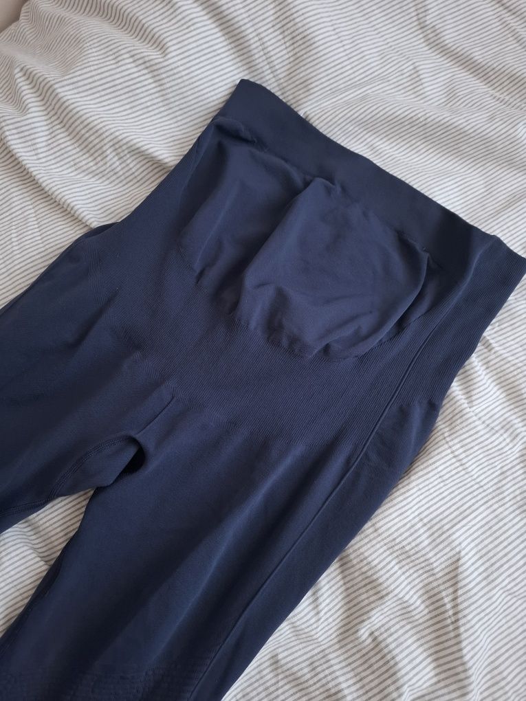 Legginsy ciążowe do jogi Decathlon rozmiar L