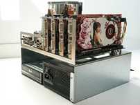Mini obudowa mATX, test bench w pełni uzbrojony - 1x5,25 , 2x3,5 , AIO