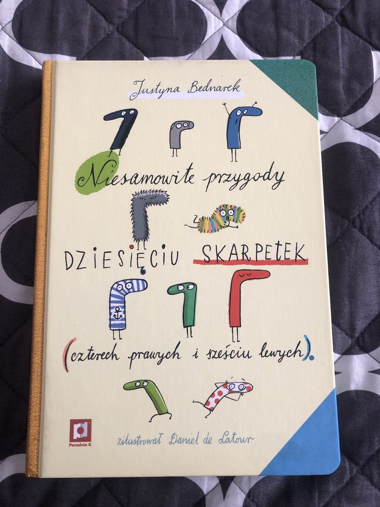 NOWA Książka dla dzieci Niesamowite przygody dziesięciu skarpetek