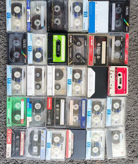 Zestaw kaset magnetofonowych do ponownego nagrania