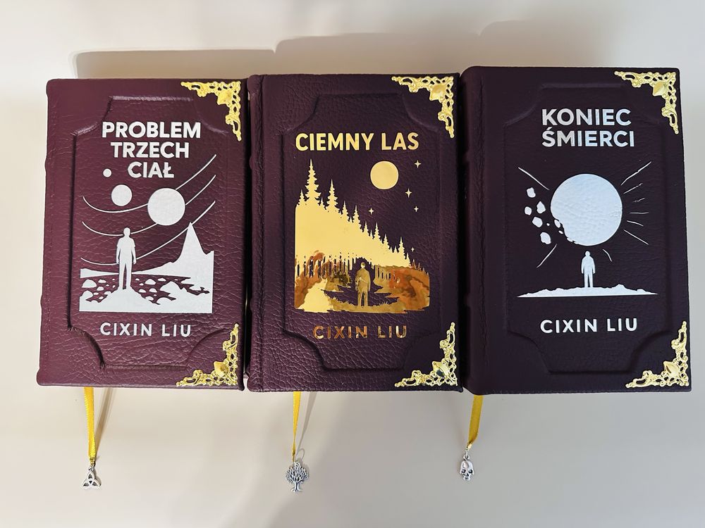 Trylogia Wspomnienie o przeszłości ziemi - Cixin Liu - skórzana oprawa