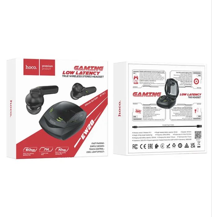 Беспроводные Bluetooth наушники Hoco EW28 Gaming