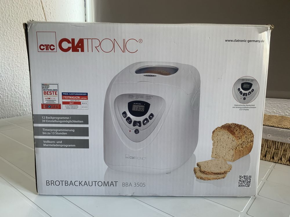 Máquina de Pão - Clatronic BBA 3505