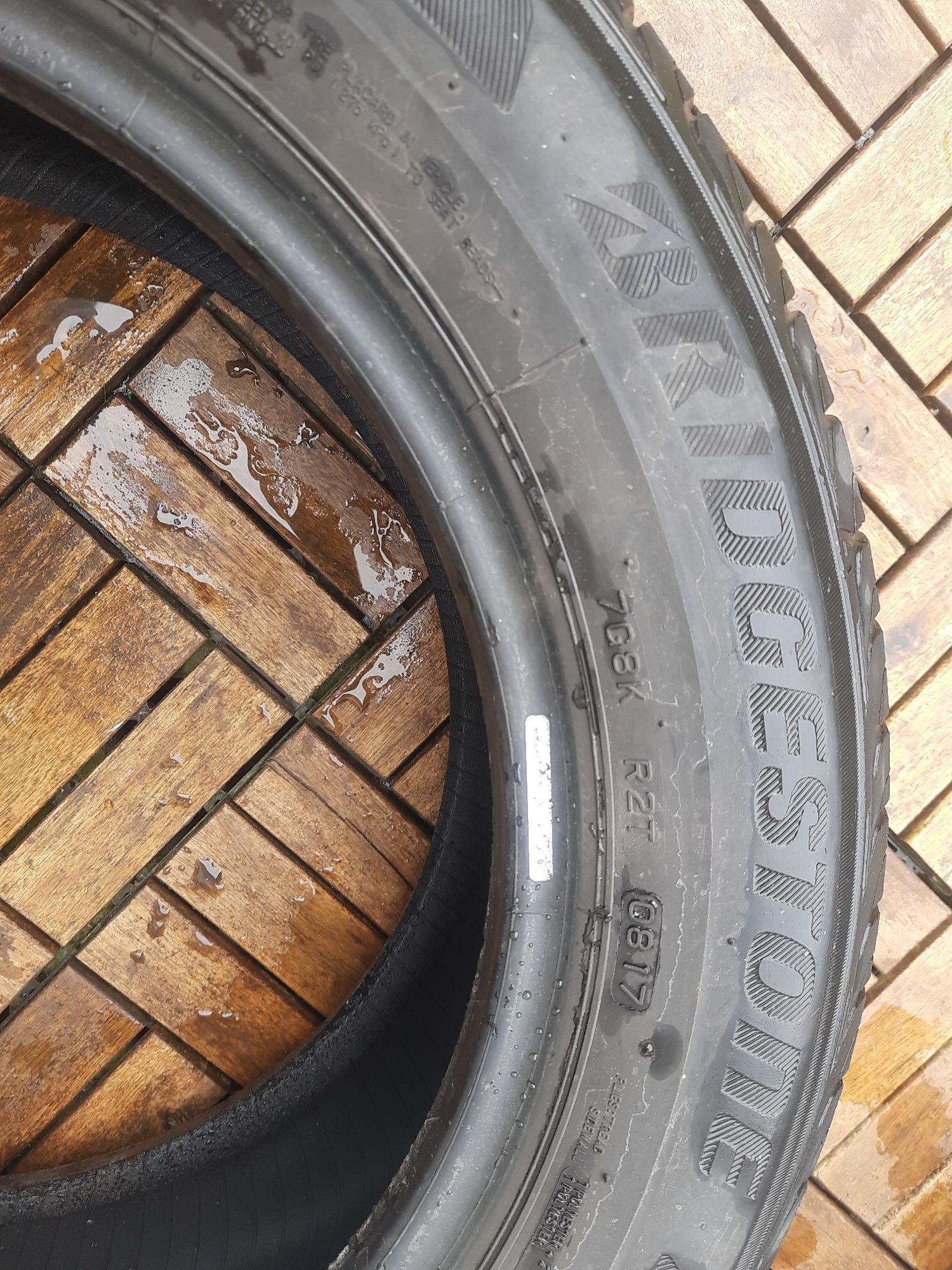 2 opony Bridgestone 225/55 r16