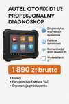 Tester komputer diagnostyczny Otofix D1 Lite PL menu, auta do 25 roku