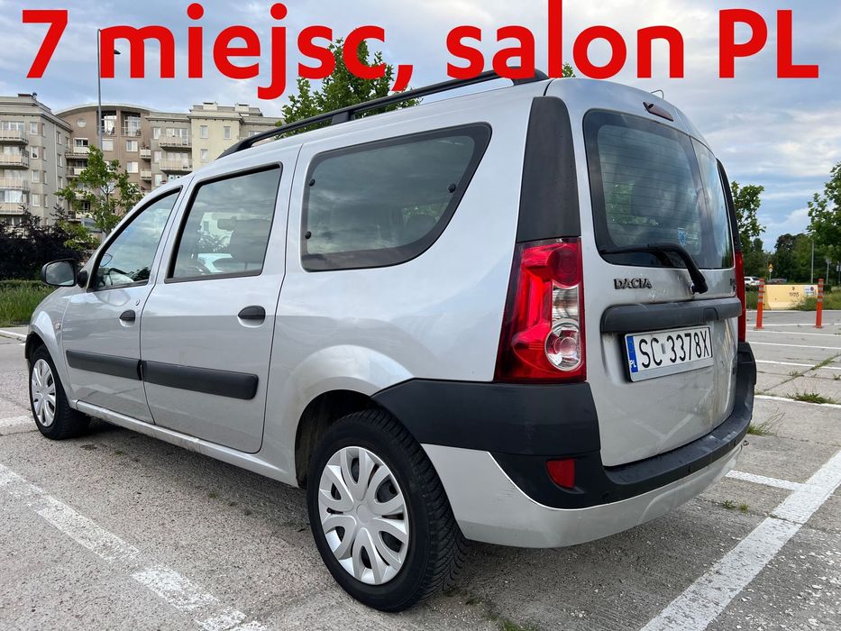 Dacia Logan MCV 7 osób, salon PL, Navi, FV23%, mechanicznie ok