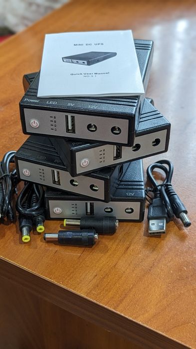 Mini ups, ібж, повербанк для роутера WIFI , модема USB, 12v,12v 2A 38w