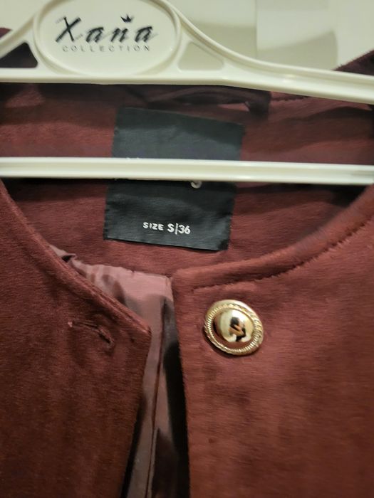 Marynarka krotka burgund r. S