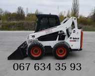 Bobcat S530 - аренда Услуги мини-погрузчика Фреза, самосвалы до 35 т