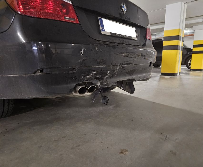 BMW e60 m54b25 niski przebieg uszkodzone