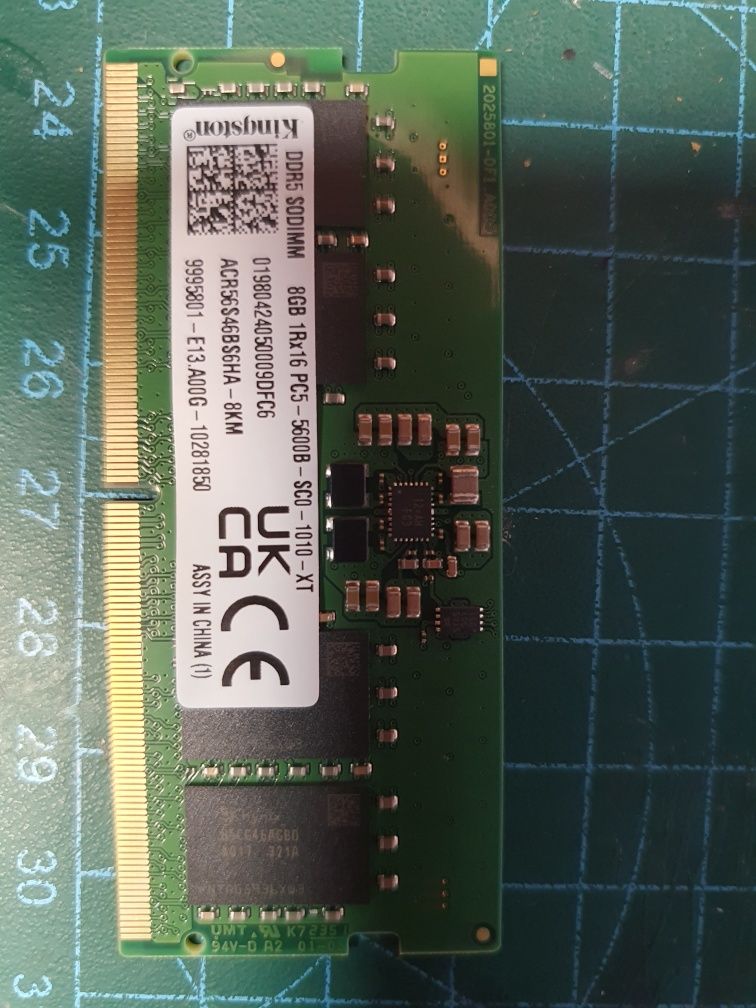 KINGSTON DDR5 5600 SODIMM 2x8GB - 16GB total