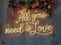 All you need is love napis ledowy Led ledon neon napis świecący ślub